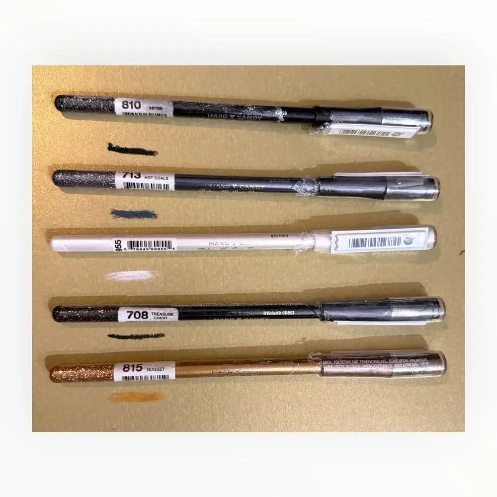 Lot of 5 Hard Candy Take Me Out Liner Glitter Eyeliner Pencils Discontinued NEW